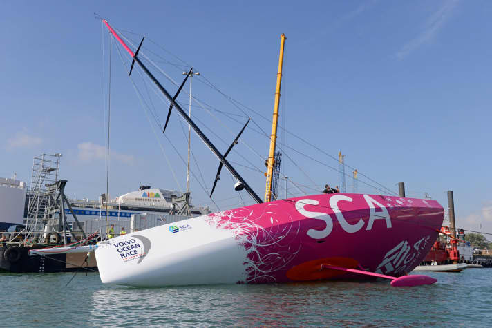   On the cheek: SCA heeling test