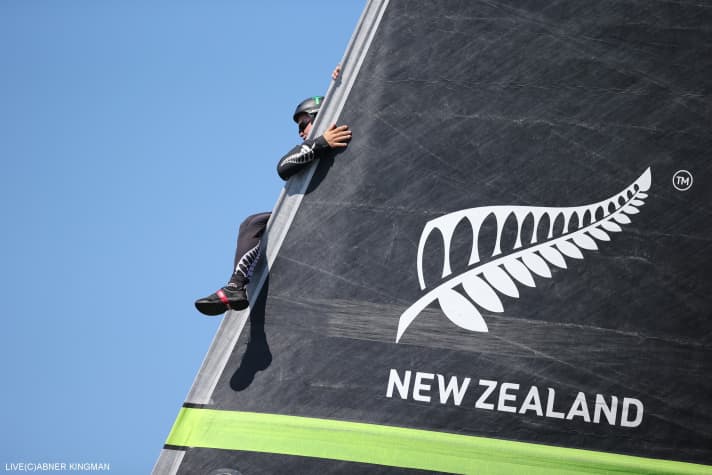   Immer noch gute Aussichten für die Kiwis auf dem Weg zum Cup-Gipfel: Sieben Matchpunkte sind geblieben