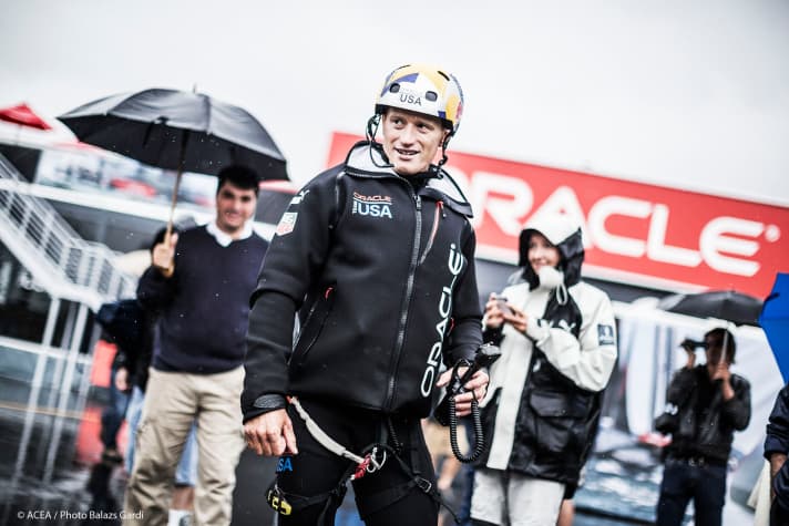   Must take the conditions as they come: Oracle helmsman James Spithill remains optimistic and eager to attack