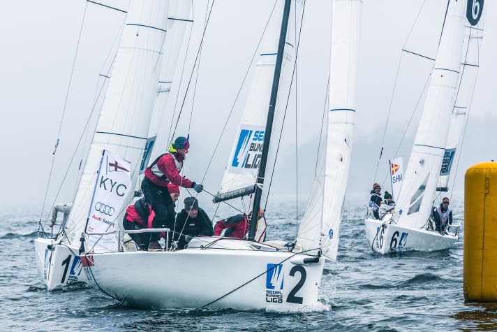  Gewinner der Relegation zur 1. und 2. Segel-Bundesliga: Der Kieler Yacht-Club