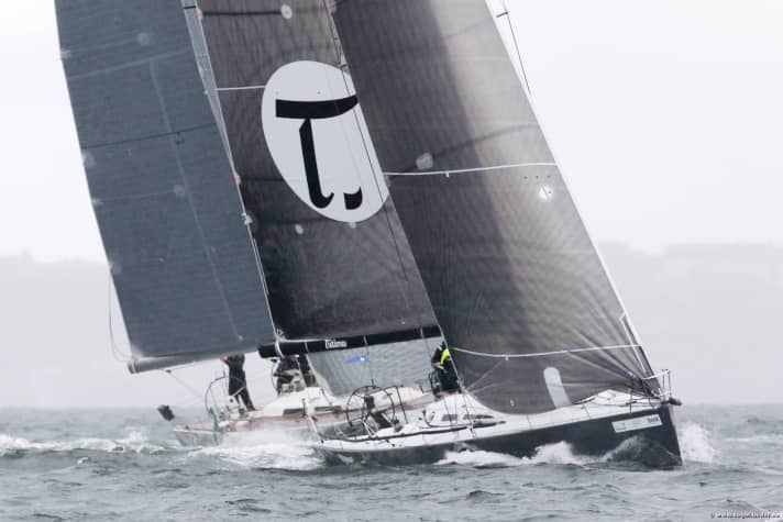   "Tutima" avec la skipper Kirsten Harmstorf lors de la Semaine de Kiel 2014 : "Pour notre équipe de 15 femmes, les conditions actuelles ont repoussé les limites. Mais nous nous sommes bien amusées. Et c'est ce qui compte dans la voile" !