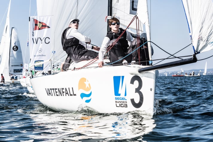   Il Württembergische Yacht-Club ha mancato la vittoria in casa per mezzo punto.