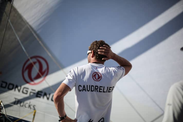  Dongfeng's skipper Charles Caudrelier said at the finish harbour: "I am disappointed and sad. We lost a lot on this leg." In addition, his team will have to answer to the International Jury for incorrectly entering a traffic area for commercial shipping