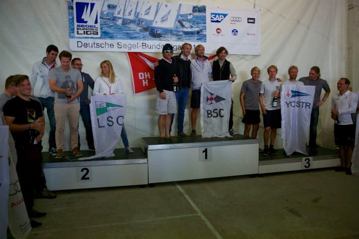   Hamburg clubs continue to pile on the pressure in the German Sailing League: Blankeneser Segel-Club (BSC) won the relegation to the 2nd league ahead of Glücksburg