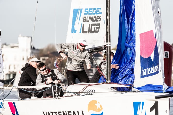   Sometimes you lose, sometimes the others win: For Jochen Schümann's crew from Yachtclub Berlin-Grünau, the final has not gone according to plan so far