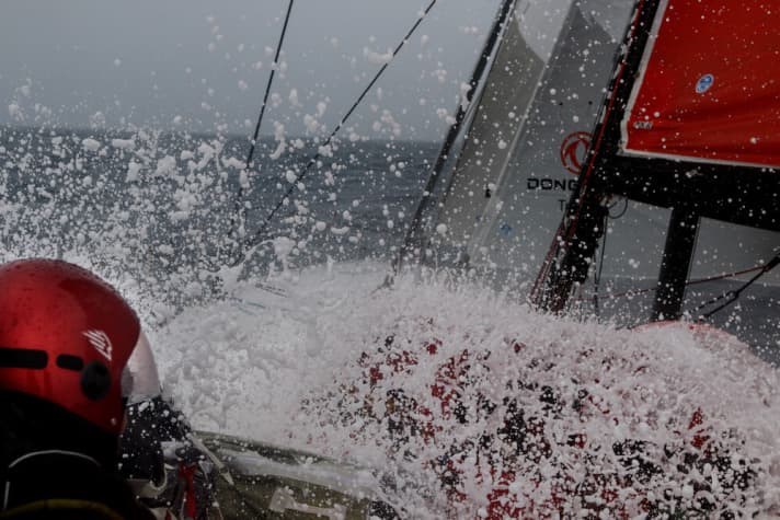   Härtetest für das Dongfeng Race Team in den Brüllenden Vierzigern