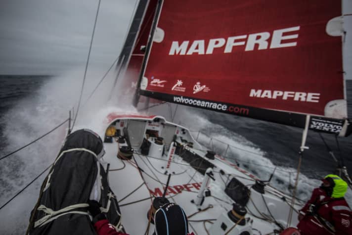   L'équipe de Mapfre est à la traîne