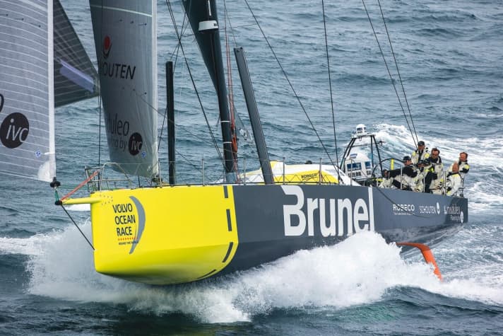   Team Brunel in Rauschefahrt bei der letzten Auflage des VOR