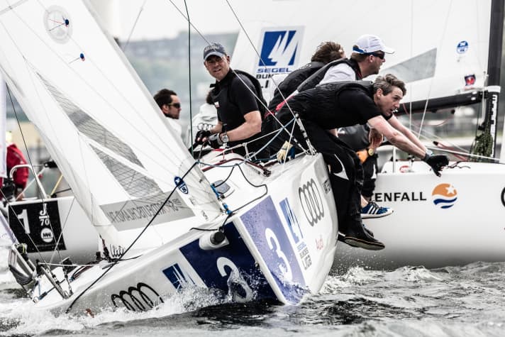   Il padre della Lega, Oliver Schwall, è entrato in azione per una volta: Schwall ha sorprendentemente guidato il Kieler Yacht-Club ospite al terzo posto