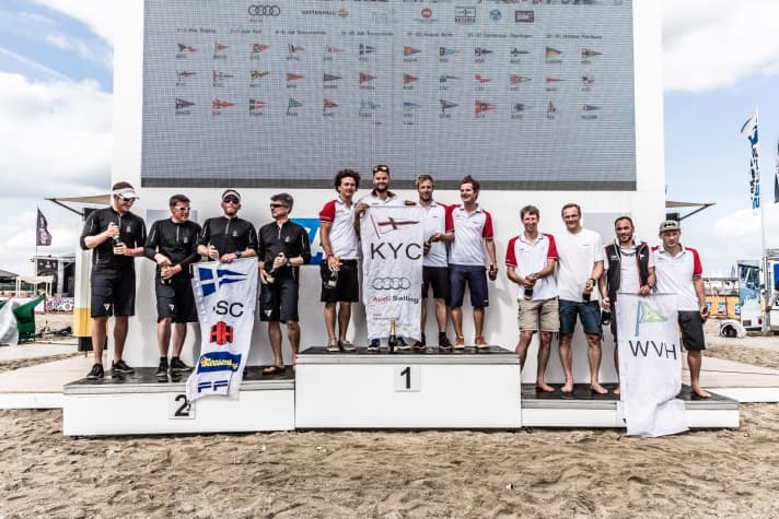   Drei Nordclubs auf dem Podium in Travemünde: Der Kieler Yacht-Club gewinnt vor dem Flensburger Segel-Club und dem Wassersport-Verein Hemelingen