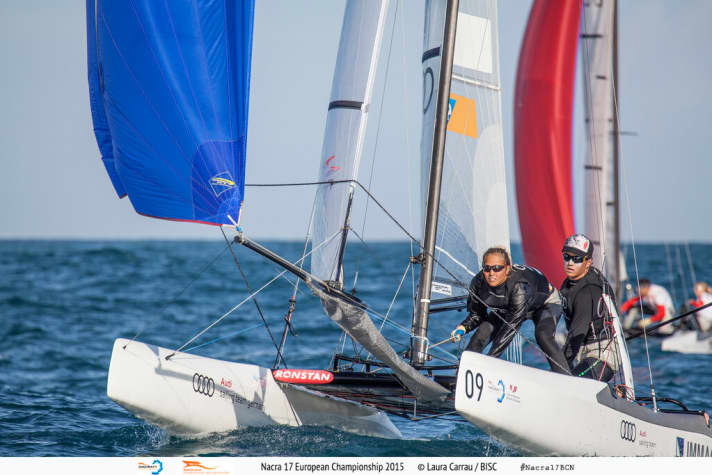   They are regarded as a team with a great future and earned their Olympic première after a rollercoaster ride through elimination with a strong result at the World Cup off Weymouth: Paul Kohlhoff and Carolina Werner from Kiel