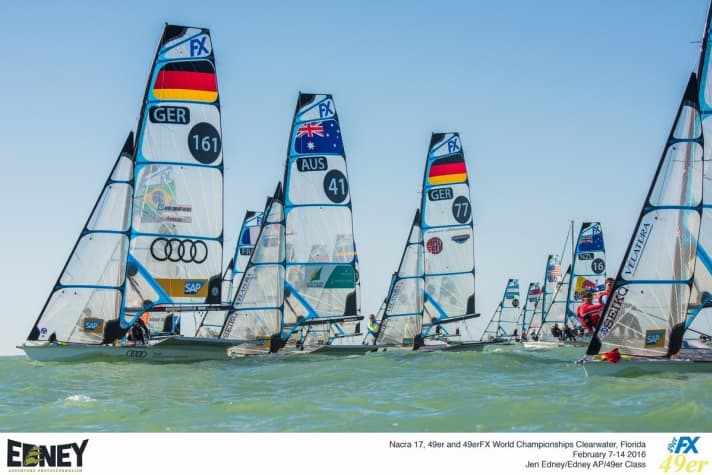   Deutsche 49erFX-Crews mit Vorwärtsdrang