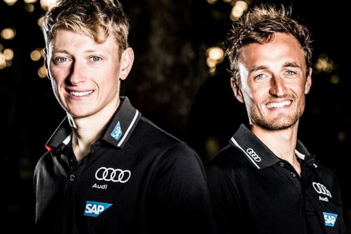   Ferdinand Gerz e Oliver Szymanski sono tra le speranze dell'Audi Sailing Team Germany per la regata olimpica di agosto.
