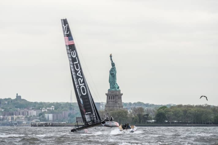   En action sur un parcours de voile historique : les tenants du titre à domicile