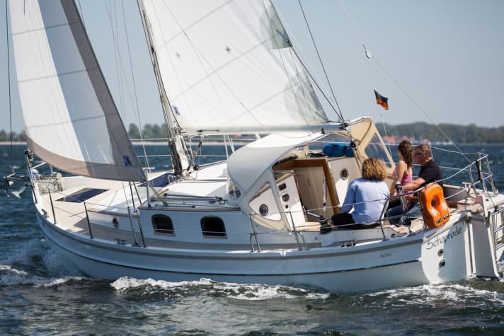   Needs a bit of wind: The Noordkaper is a heavy ship