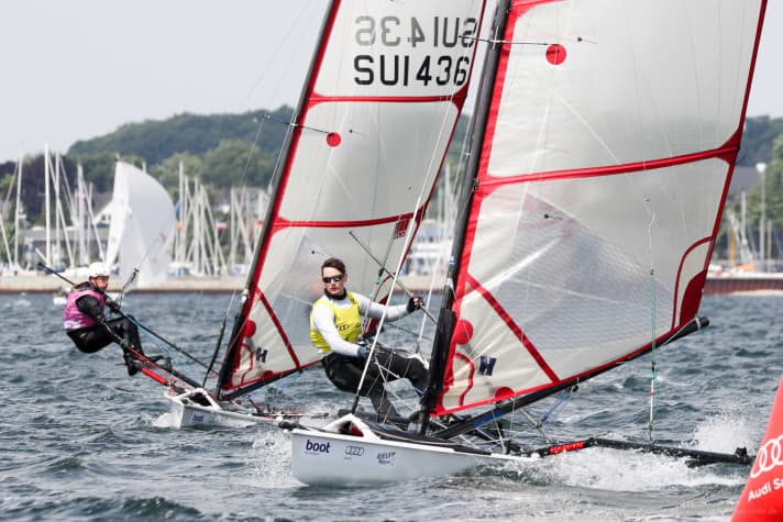   Seven wins in nine races: Frithjof Schwerdt sails to the title in the Musto Skiff