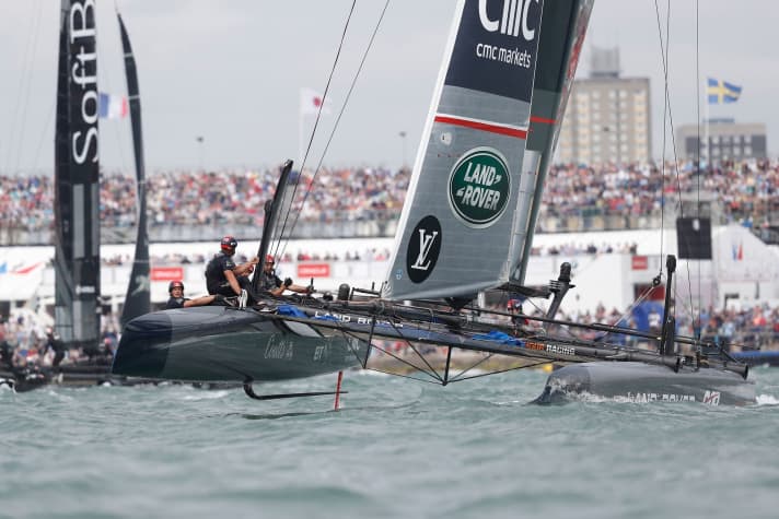   Grande voile, grand public : les Britanniques ont enthousiasmé leur public lors de la régate ACWS au large de Portsmouth
