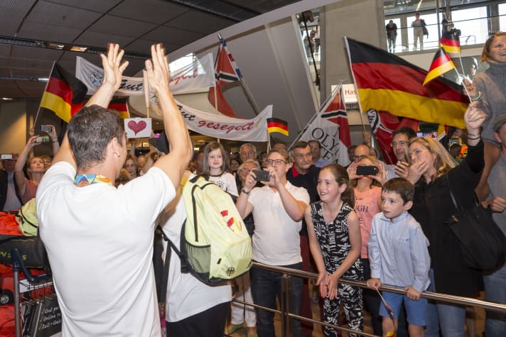   L'arrivo ad Amburgo dal punto di vista del medaglia di bronzo Thomas Plößel: travolgente!