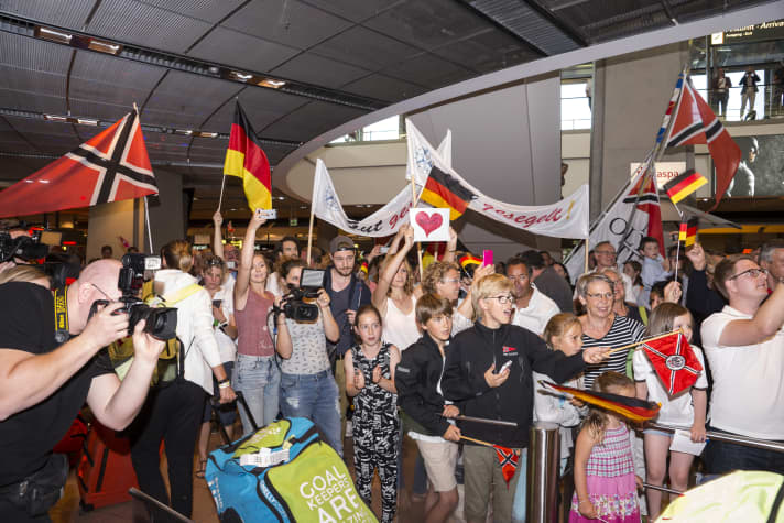   Fête à l'aéroport : il est rare que la voile soit autant célébrée en Allemagne