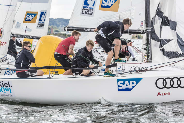   Una performance sicura a Kiel: la squadra di vela "Wappen von Bremen