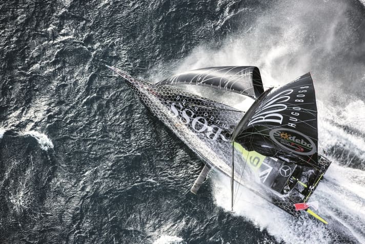 Vendee Globe Foil breakage after UFO collision YACHT