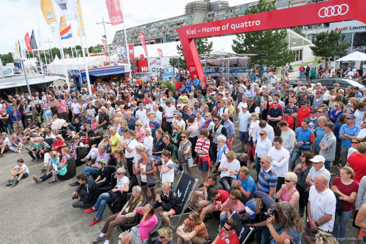   Infotainment bei der Kieler Woche: Das Engagement der Partner hat das Olympiazentrum Kiel-Schilksee belebt
