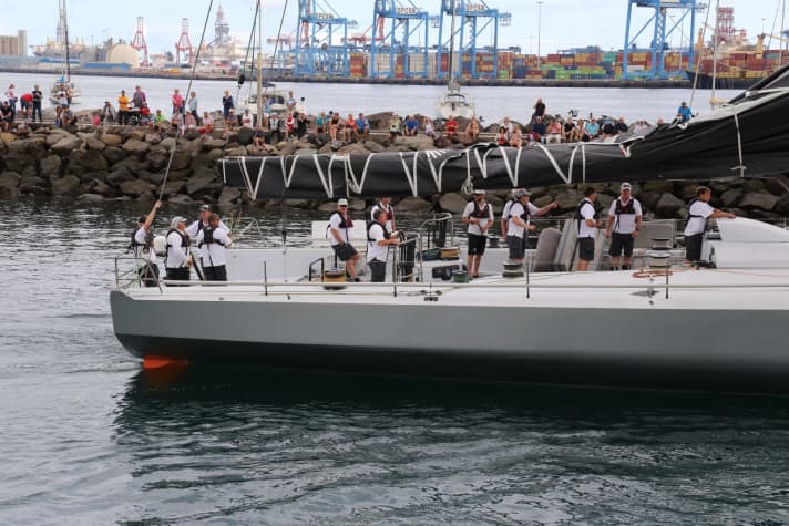   The "Rambler 88" shortly before the start of the ARC 2016