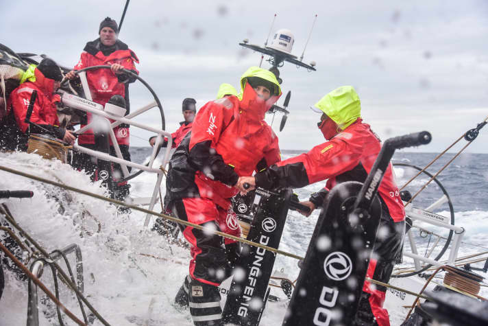   Die ersten Frauen im Einsatz: Das Dongfeng Race Team zeigt den Weg in die Volvo-Ocean-Race-Zukunft