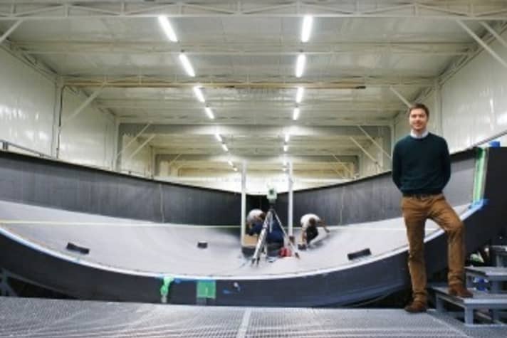   Blick in die Persico-Werft in Italien