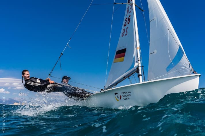   Le German Sailing Team a donné le coup d'envoi de la saison olympique européenne au large de Palma.