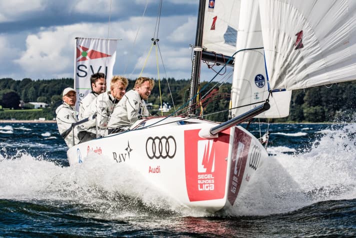   The Itzehoe Sailing Association on the road to success: the team was directly promoted back to the 1st Bundesliga