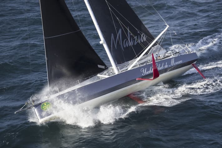   Exemple d'Imoca Open 60 : la "Malizia" de Boris Herrmann