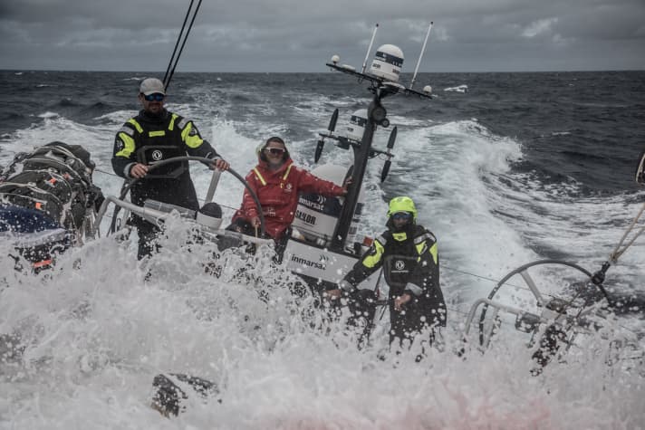   Just one day before the light wind final off Itajaí, the Dongfeng Race Team had set its 24-hour record for this leg with 528.7 nautical miles