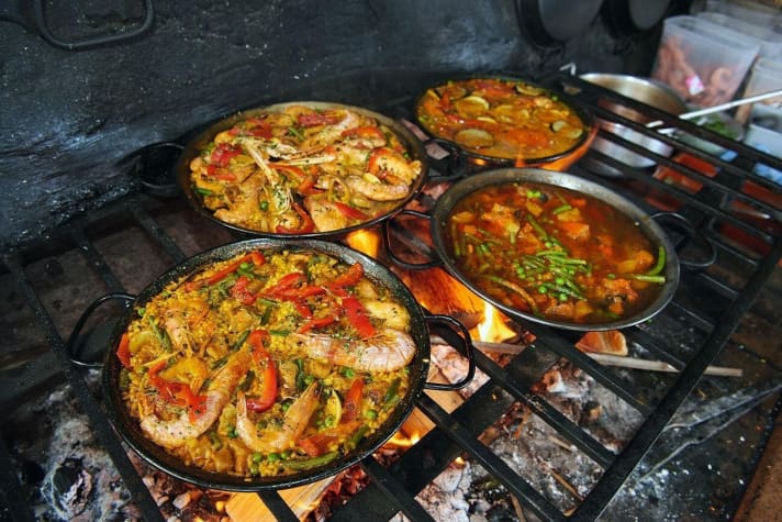   Paella au restaurant "Sa Foradada