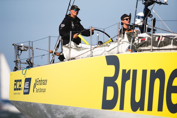   Is Bouwe Bekking's recently successful Team Brunel on the up? The start was promising with a strong tactical performance