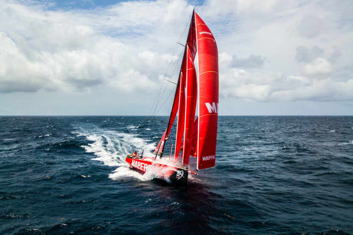   Ancora in corsa per recuperare: i secondi classificati spagnoli del Team Mapfre