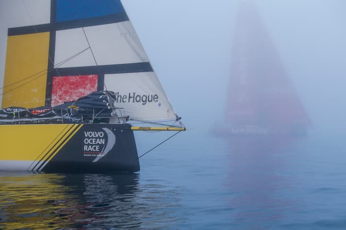   Crollo difficile per il Team Brunel: Mapfre supera lentamente Brunel qui