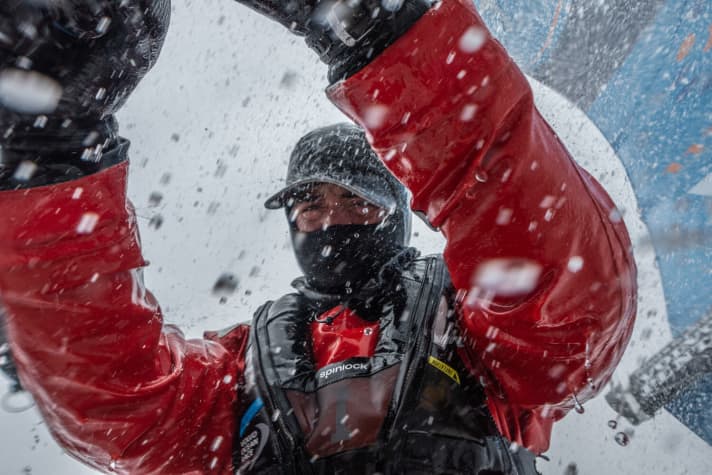   Skipper Charlie Enright and his team Vestas 11th Hour Racing were in fourth place on Saturday morning