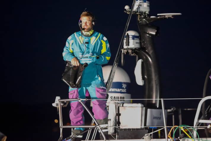   Kanpp von Brunel geschlagen, aber dennoch glücklich: AkzoNobel-Skipper Simeon Tienpont