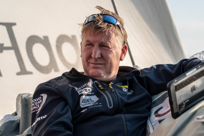   The start of the 10th stage provides the navigators, like Team Brunel's Andrew Cape here, with plenty of food for thought