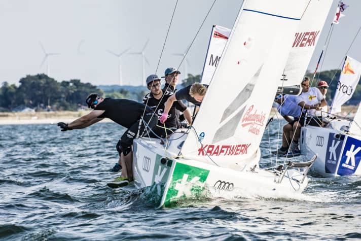   L'équipage du club de voile de Mühlenberg a remporté la deuxième division