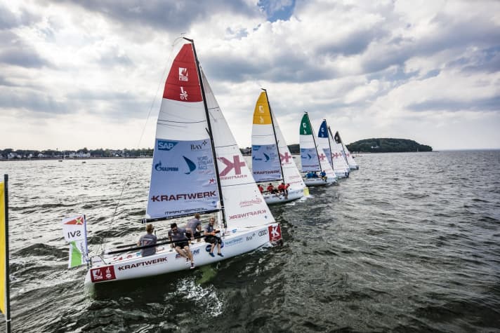   Von Travemünde zieht die Liga-Flotte weiter auf den Berliner Wannsee