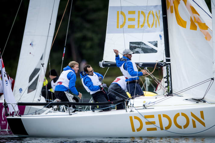   Il team svizzero della Société Nautique de Genève, con cui il team Alinghi di Ernsto Bertarelli ha vinto due volte l'America's Cup nel 2003 e nel 2007, ha raggiunto il secondo posto in vetta a St Moritz.