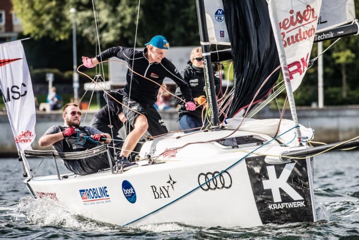   Second league "champions" of the 2018 season: the crew from Mühlenberger Segel-Club