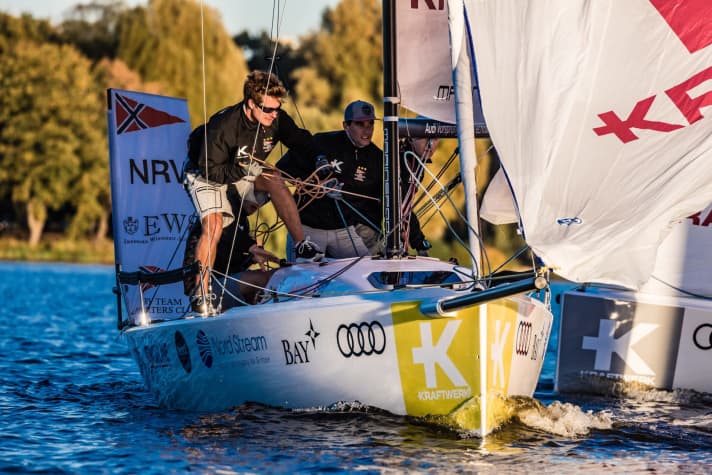   Fokussiert auf die Meisterschaft: die NRV-Crew