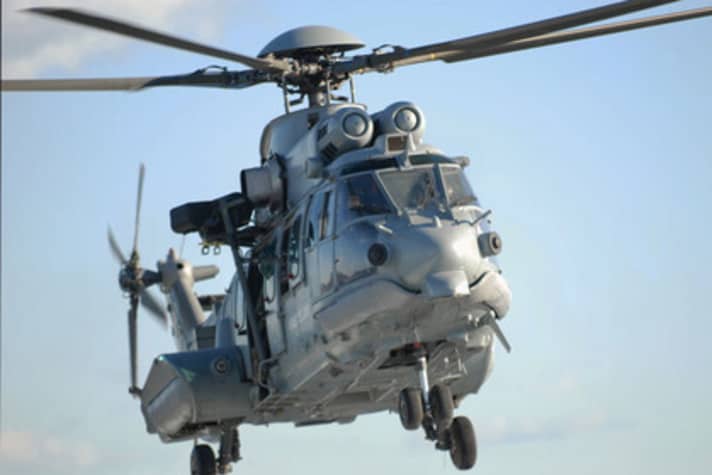   Der Hubschrauber vom Typ Caracal der französischen Luftwaffe konnte den deutschen Segler nur noch tot aus dem Atlantik bergen