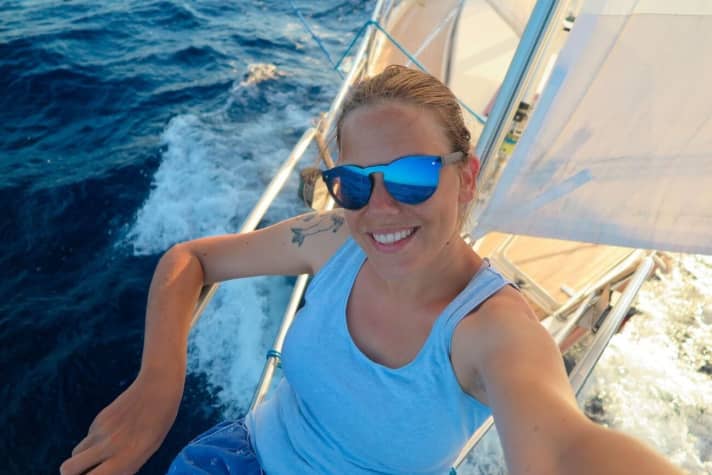   Selfie sotto vela