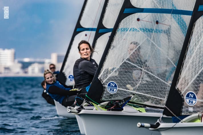   They started the regatta well and are in seventh place after three races: Tina Lutz and Susann Beucke