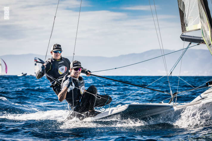   Justus Schmidt e Max Boehme nel 49er