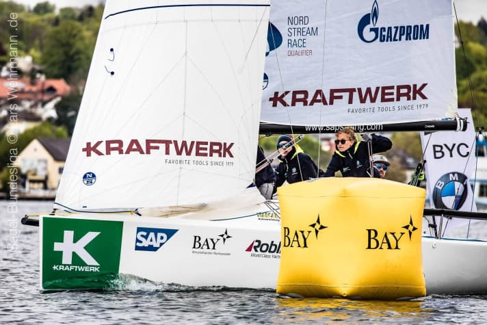   The crew of the Bavarian Yacht Club in the Seinsatz